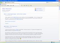 ie7 displaying an rss feed